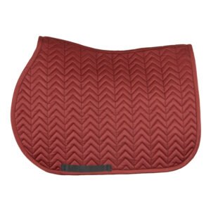 burgundy cotton all purpose saddle pad (copy)