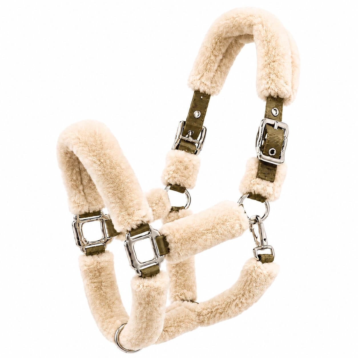 Home fully fur horse halter
